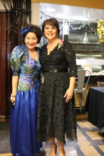 With Tina Savas - she got this dress at the thrift store for $8! Love her style!
